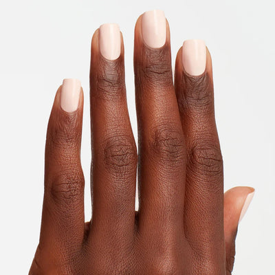 hands wearing T74 Stop It I'm Blushing Intelli-Gel Duo by OPI