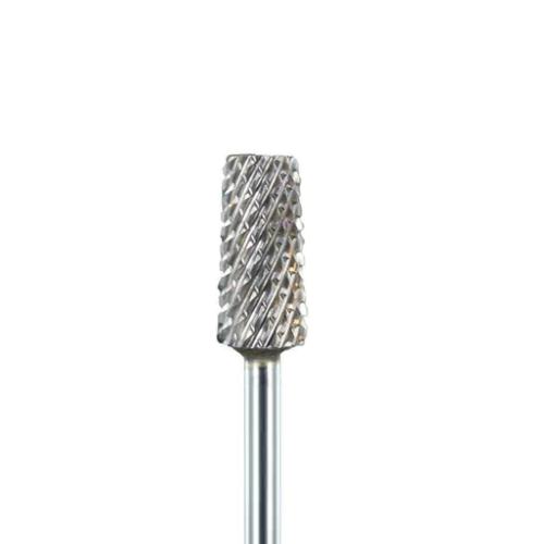 Large barrel tapered carbide nail drill bit with grit 2x coarse.