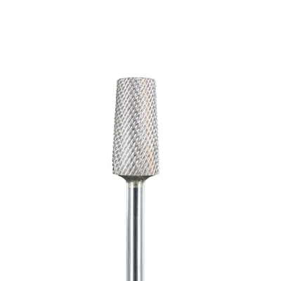 Large barrel tapered carbide nail drill bit with grit fine..