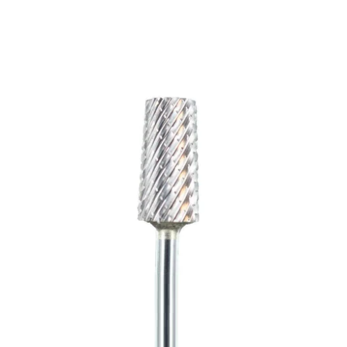 Large barrel tapered carbide nail drill bit with grit extra coarse.