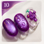 Halo Cat Eye Purple Gel Polish