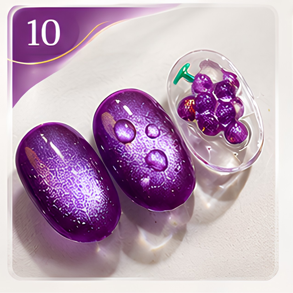 Halo Cat Eye Purple Gel Polish
