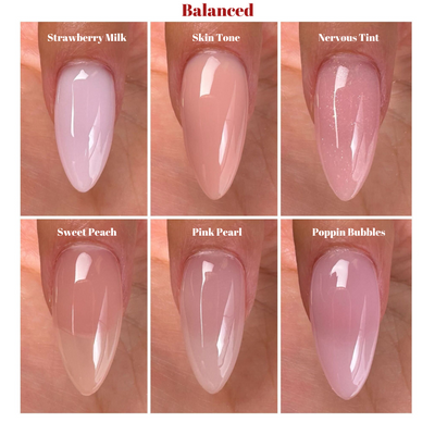 swatch of Notpolish Thickie Gel 'Balanced' Set