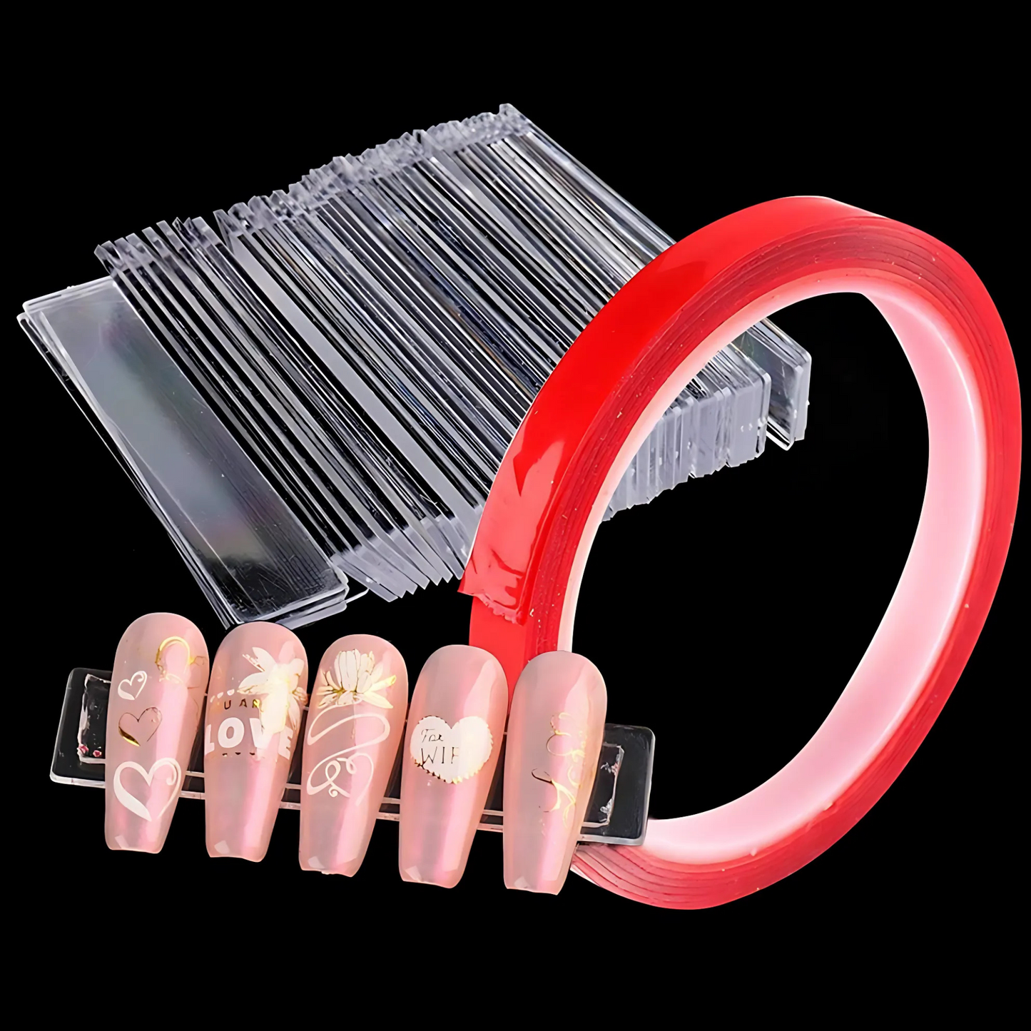 Acrylic Tip Display w/ Adhesive Tape Roll