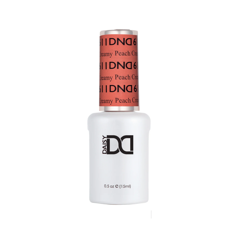 DND single gel polish bottle 611 creamy peach