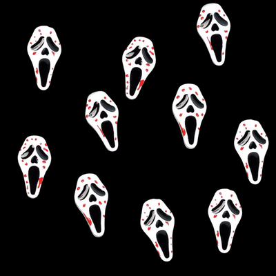 Nail Charms - Ghostface Scream 10pc