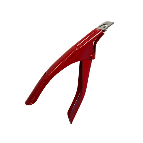 Red Acrylic Nail Tip Slicer by Bodytoolz