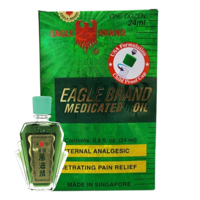 Eagle Brand Medicated Oil 24ml - Pain Relief