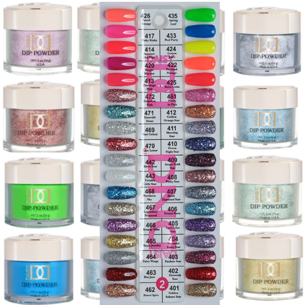 DND Powder Swatch 2 Present Dip & Dap Acrylic Powders