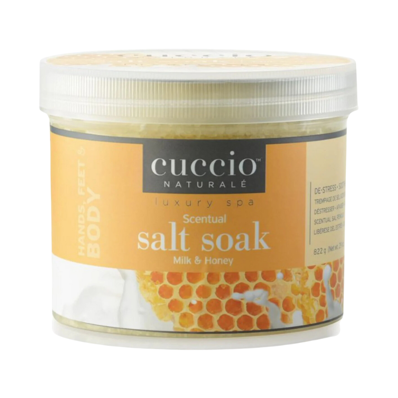 Milk & Honey Scentual Salt Soak 29oz by Cuccio 