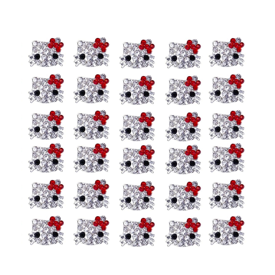 Nail Charms - Hello Kitty 30pc - Red