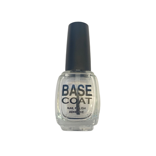 Base Coat (Oval) Empty Glass Polish Bottle 0.5oz 
