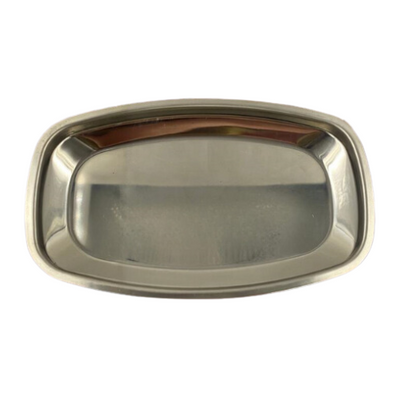 Oval Shape Stainless Steel Heavy Duty Implement Tray