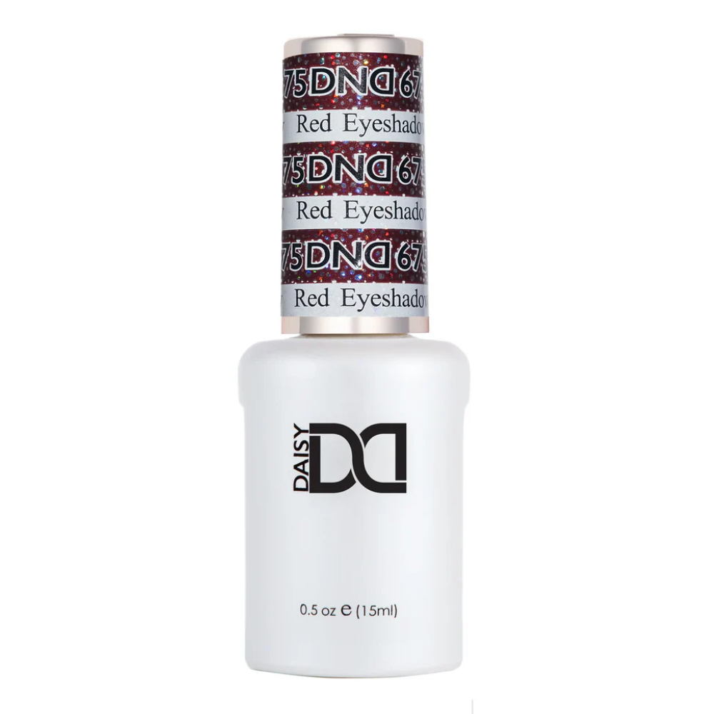 DND single gel polish 675 Red Eyeshadow