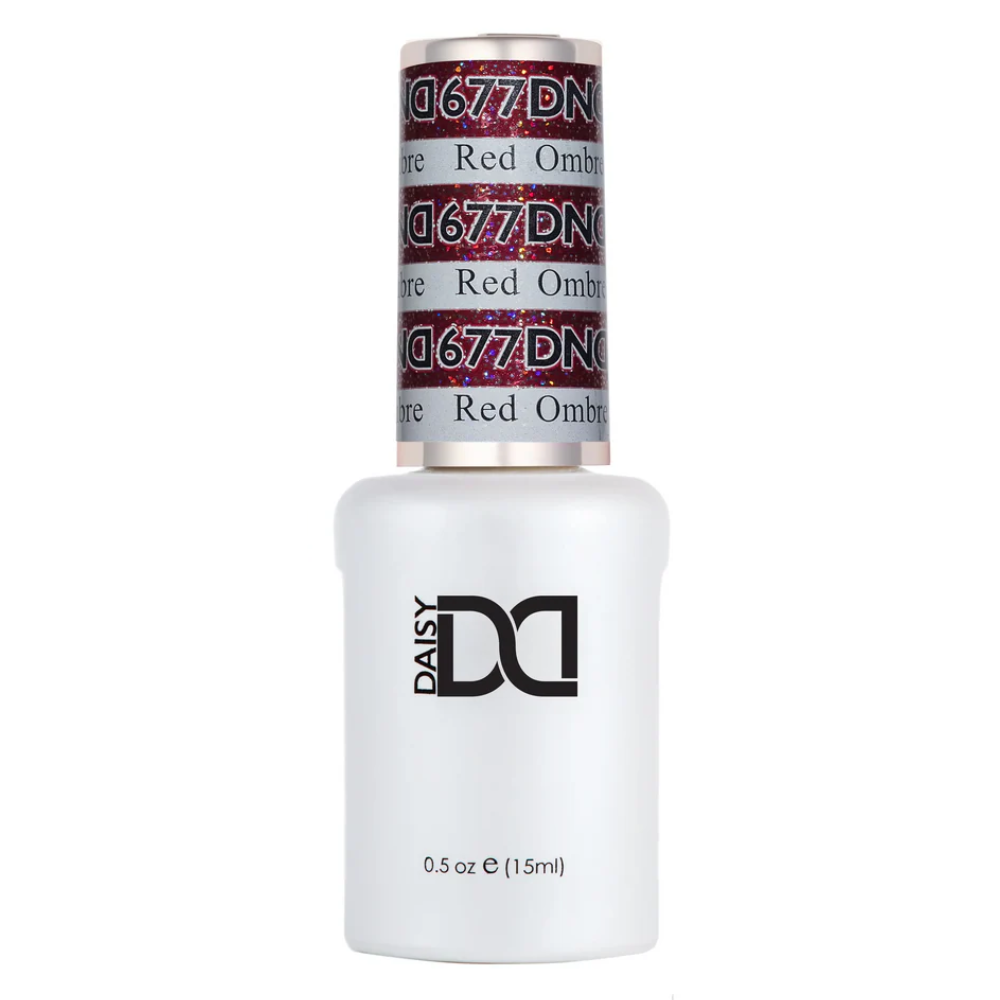 DND single gel polish 677 Red Ombre