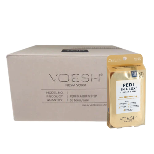 Golden Vanilla 5 in 1 PediBox Case (50 Pieces) by Voesh