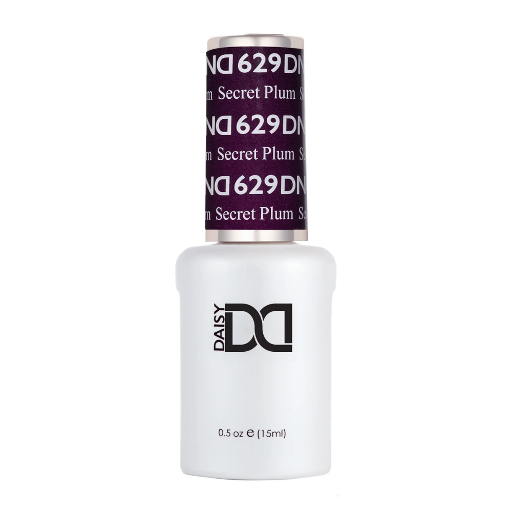 DND 629 Secret Plum single gel polish