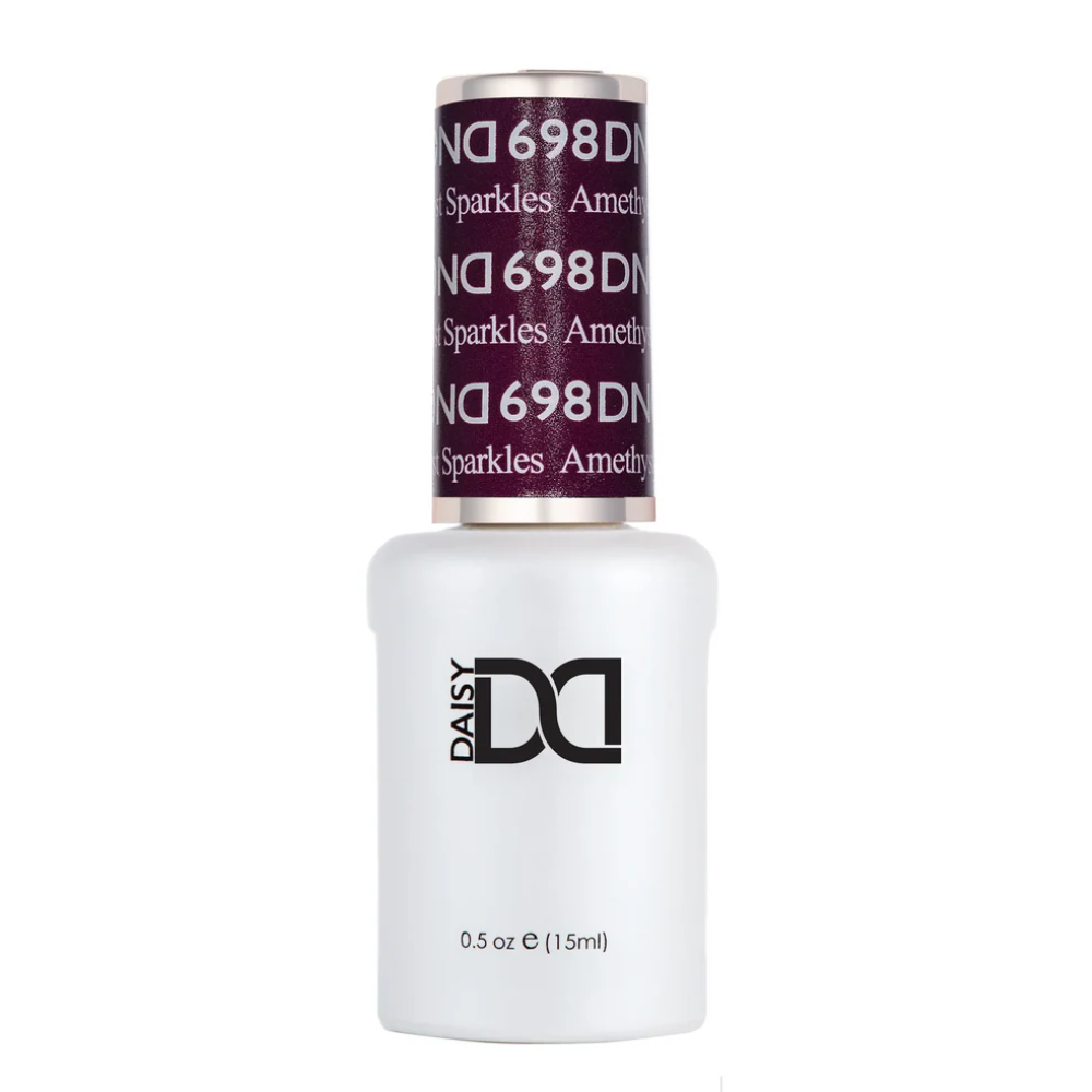 DND single gel polish 698 Amethyst Sparkles