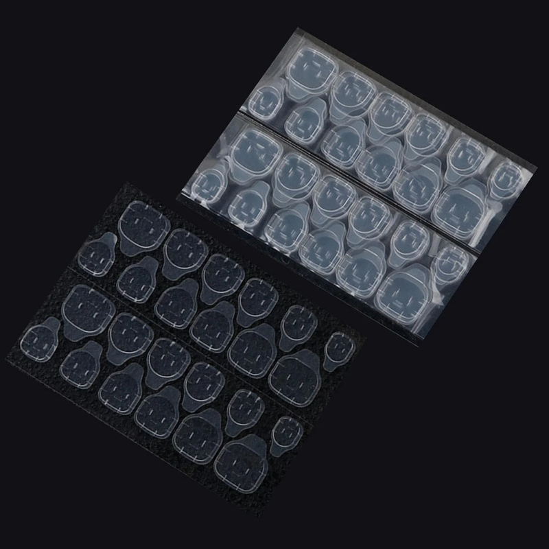 Transparent Jelly Double-side Nail Adhesive Tabs