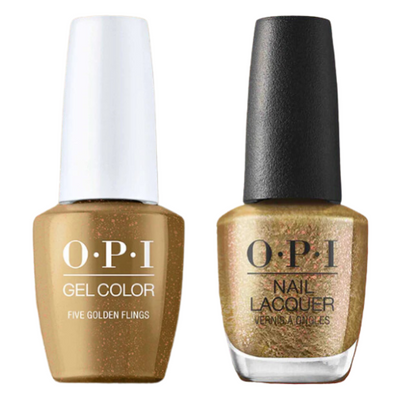 Q02 Five Golden Flings Gel & Polish Duo by OPI