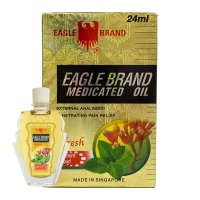 Eagle Brand Medicated Oil 24ml - Peppermint Clove Bud