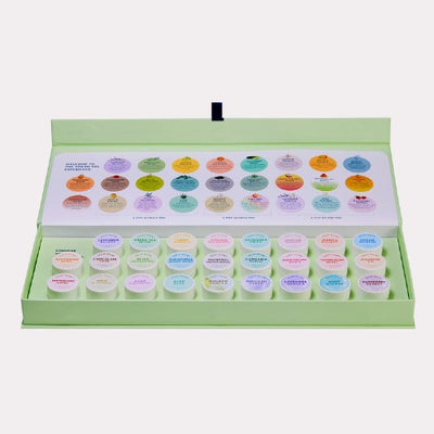 VOESH Scent Tester 26-Piece Collection: Discover a world of personalized spa aromas in each exquisitely crafted scent balm