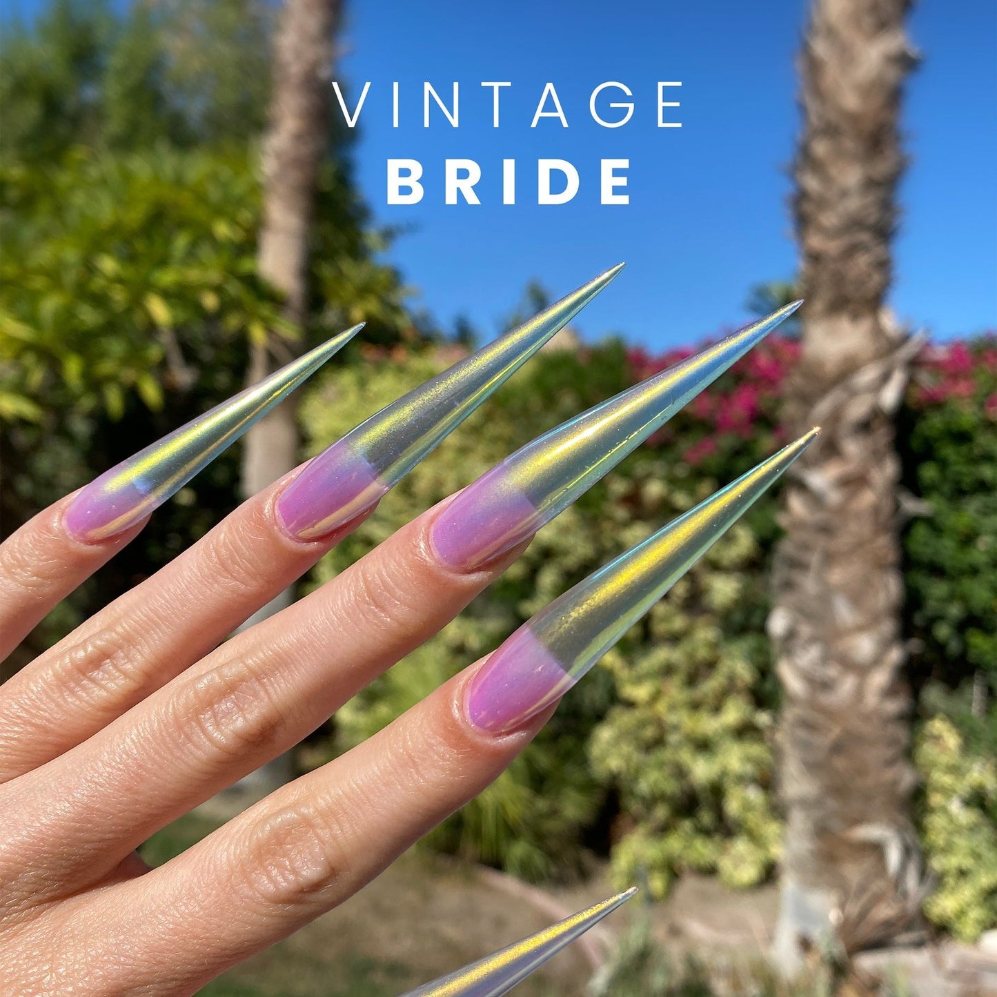 Example 2 of Vintage Bride Chrome Powder by V Beauty Pure