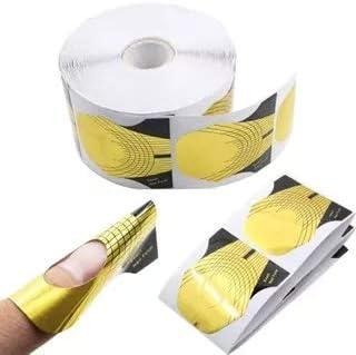 Nail Paper Form - Gold Medium - 500pc