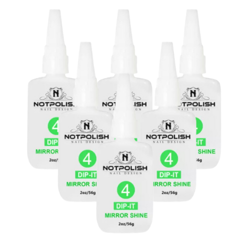 #4 Mirror Shine Essentials 2oz Refill 6 Pack by Notpolish