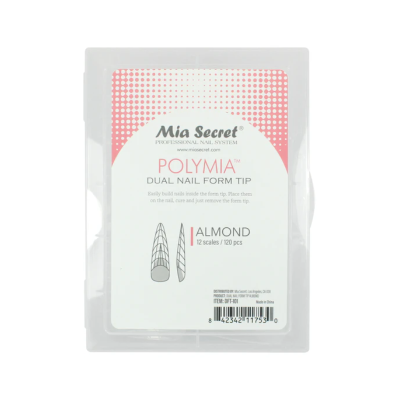 Almond Dual Nail Form Tip by Mia Secret