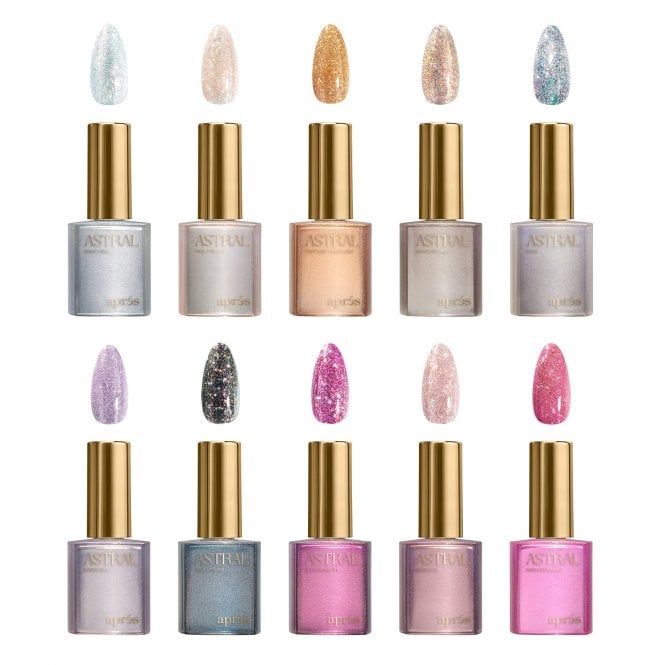 Apres Astral Gel -  Radiant Shine Collection - 10 Colors Nail