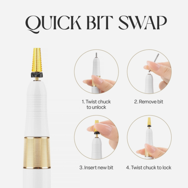 Apres White E-File bits