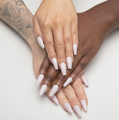 Apres Gel Couleur (HEMA-free, TPO-free) - 318 Angel Feathers hand