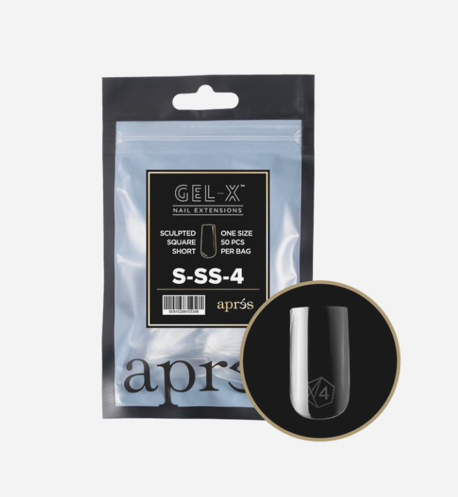 Apres Gel-X Refill Tips 2.0 (50pc) - Sculpted Short Square 4