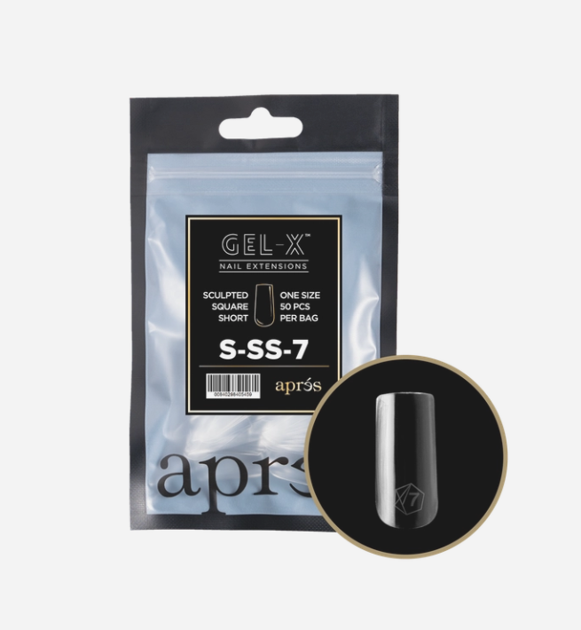 Apres Gel-X Refill Tips 2.0 (50pc) - Sculpted Short Square 7