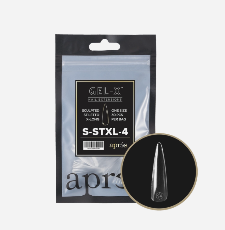 Apres Sculpted Gel-X Extra Long Stiletto Tips 30pc #4
