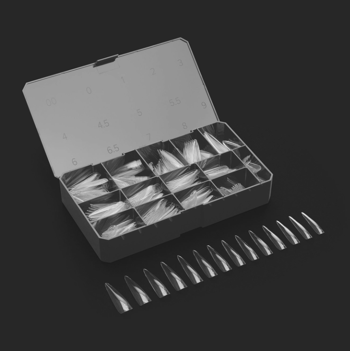 Apres Gel-X Tips 2.0 (420pc) - Sculpted XXLong Stiletto inside