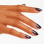 hands wearing I43 Black Cherry Chutney Intelli-Gel by OPI