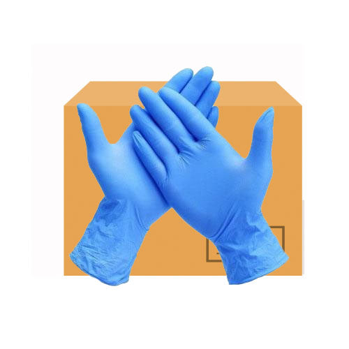 Nitrile Blue Gloves - Large