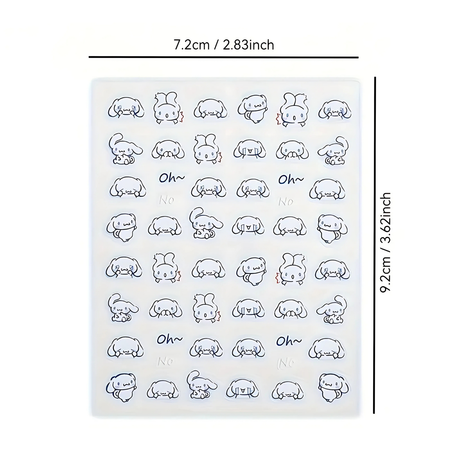 Nail Art Stickers - Cinamonroll (MO-261)