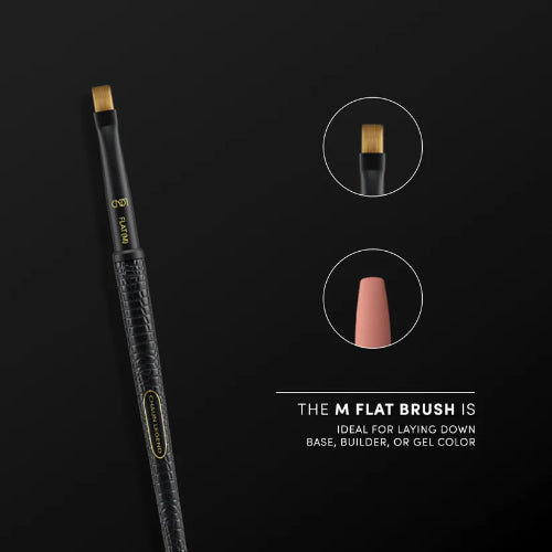 Chaun Legend Nail Art Brush - M Flat tip