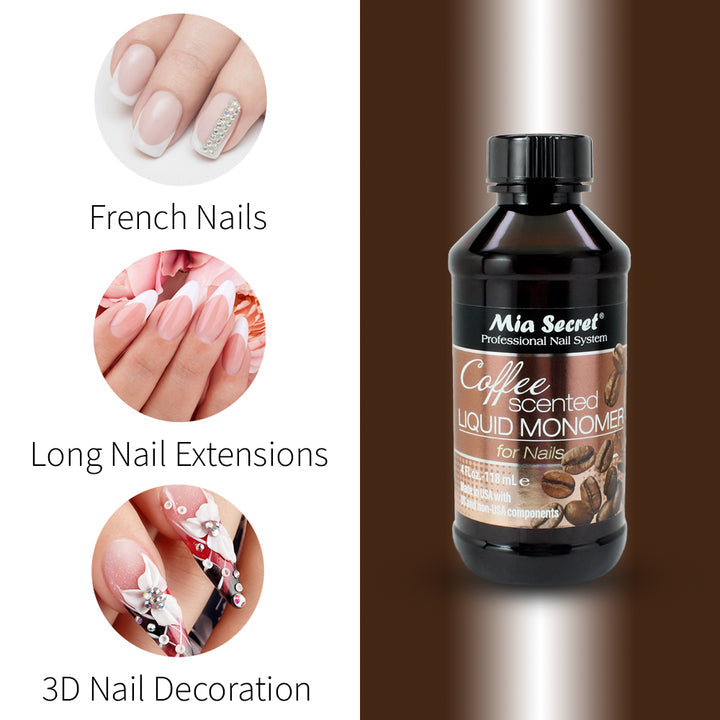 Info about Coffee Scented Liquid Monomer 4oz by Mia Secret