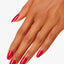 hands wearing Z13 Color so Hot It Berns Nail Lacquer by OPI
