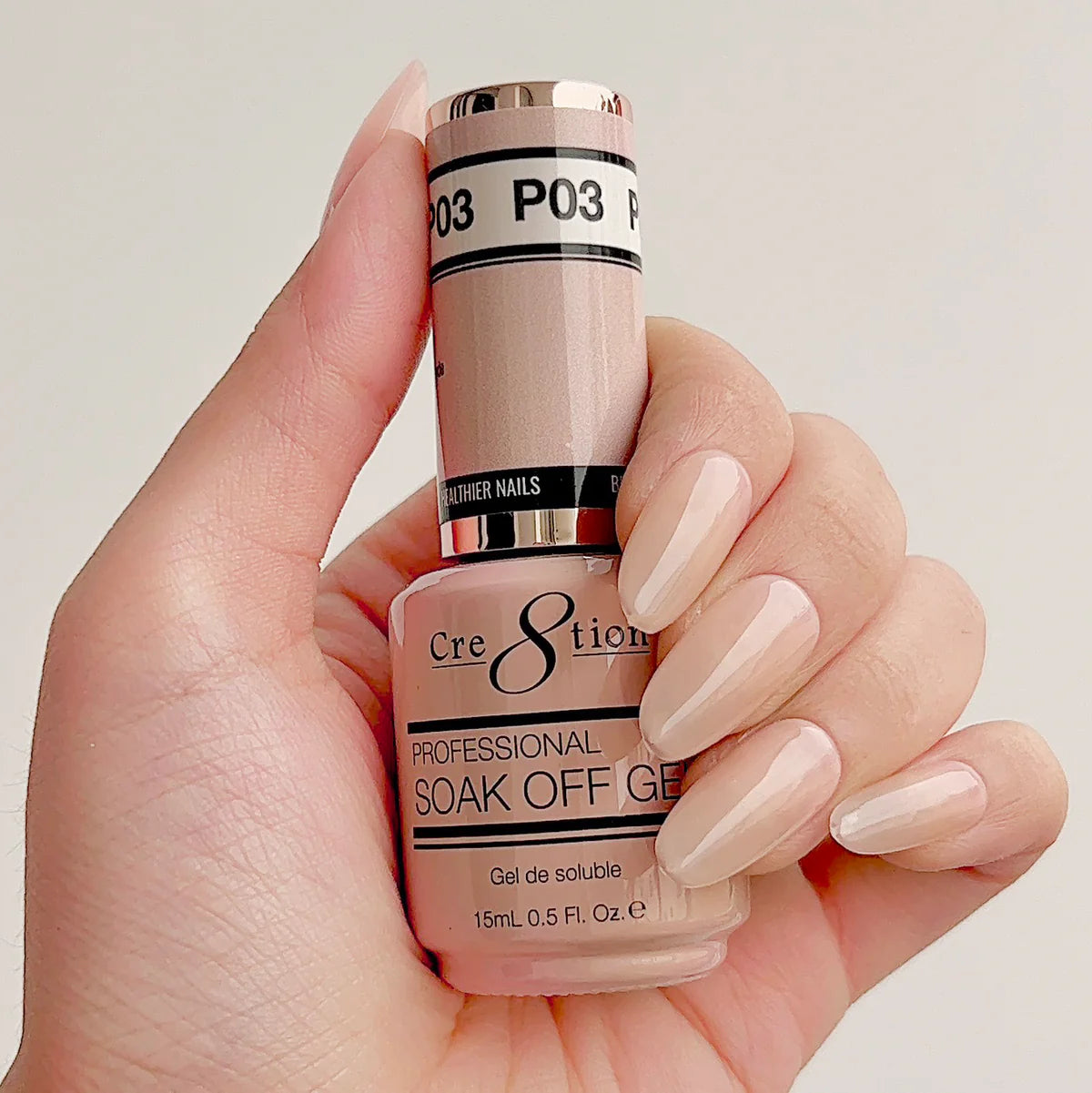 Cre8tion French Gel - P03 Precious Pink Sample 2