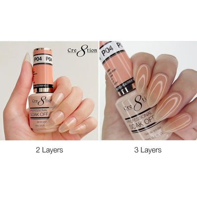 Cre8tion French Gel - P04 layers