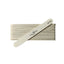 Cre8tion White Disposable Mini Nail File 5" - 80/100 Wood core