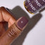 DND DC Gel Polish - 179 Wineberry finger