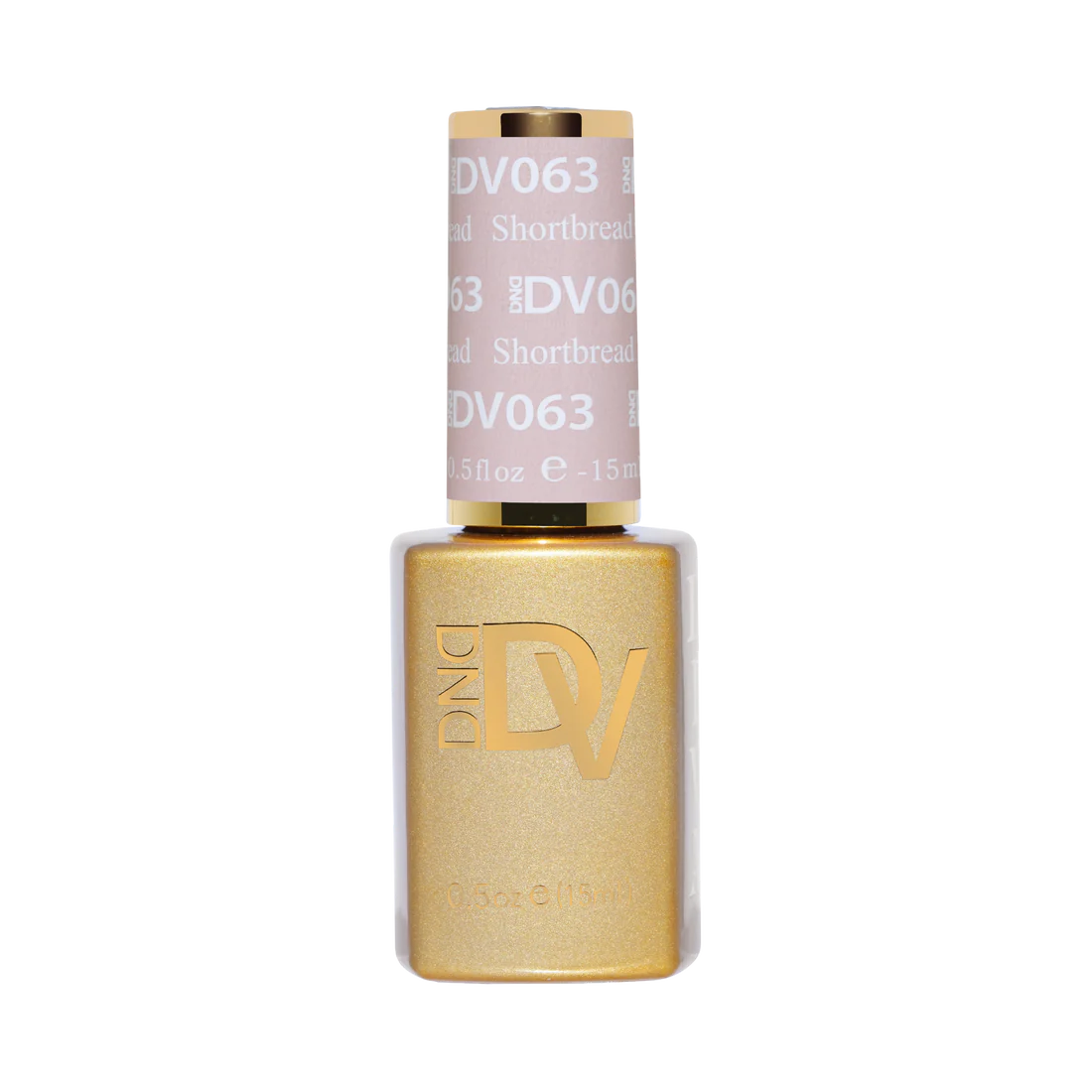 DND Diva Gel Polish - 063 Shortbread gel bottle
