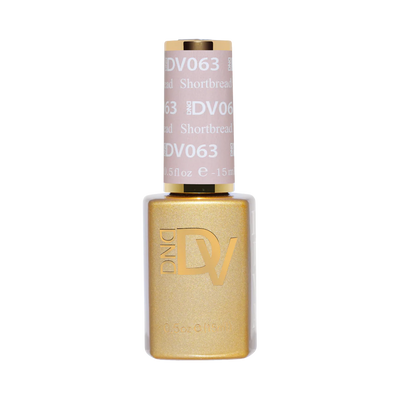 DND Diva Gel Polish - 063 Shortbread gel bottle