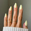 DND Diva Gel Polish - 083 Lemon Sorbet hand
